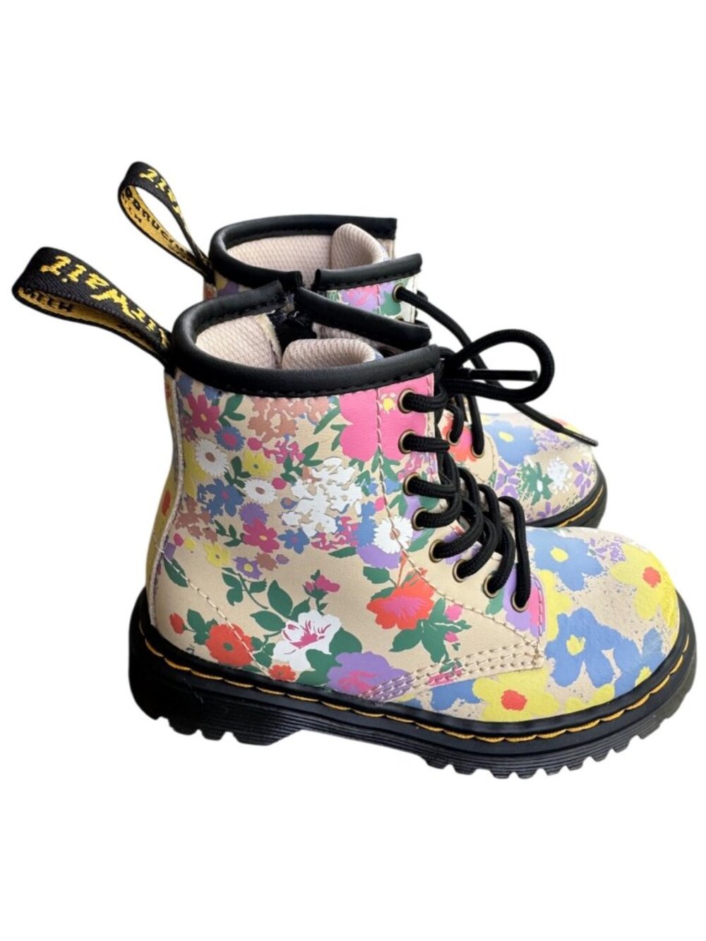 Dr. Martens 1460 Childrens EU 24 US 8 Pascal Boots Floral Doc Combat Flower Kids